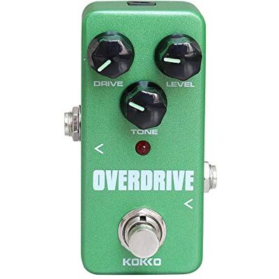 Kokko FOD-3 Overdrive pedal – kompakt analog gitarr överväxlingspedal med varmt ljud och sann bypass Kokko FOD-3 Overdrive pedal – kompakt analog gitarr överväxlingspedal med varmt ljud och sann bypass