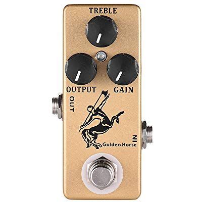 MOSKY GOLDEN HÄST Overdrive Pedal baserad på Klon Centaur MOSKY GOLDEN HÄST Overdrive Pedal baserad på Klon Centaur