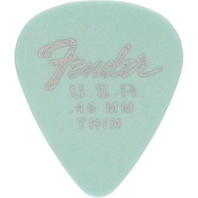Fender Dura-Tone Guitar Picks 351 Shape, .46, Daphne Blue, 12-Pack Fender Dura-Tone Guitar Picks 351 Shape, .46, Daphne Blue, 12-Pack
