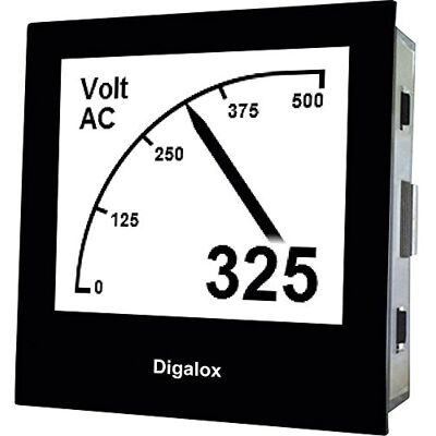 TDE Instruments Digalox DPM72-AV digital infälld mätapparat DIN-mätare grafisk för spänning och ström TDE instrument Digalox TDE Instruments Digalox DPM72-AV digital infälld mätapparat DIN-mätare grafisk för spänning och ström TDE instrument Digalox
