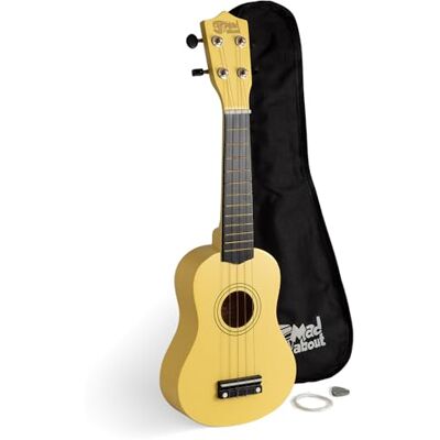 Mad About SU8 sopranukulele gul med tillbehör Mad About SU8 sopranukulele gul med tillbehör