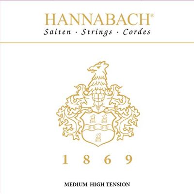 Hannabach Klassikgitarre-Saite E6 Serie 1869 Carbon/Gold MHT 18696MHT Hannabach Klassikgitarre-Saite E6 Serie 1869 Carbon/Gold MHT 18696MHT