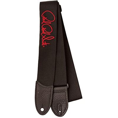 PRS Poly Strap Red Signature, Axelrem Unisex Gitarr Vuxen, Svart, En storlek PRS Poly Strap Red Signature, Axelrem Unisex Gitarr Vuxen, Svart, En storlek