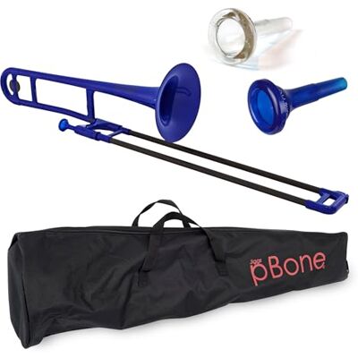 pBone 1B Plasttrombon med munstycke och bärväska BB Student Nybörjare blå, 14,0 i*38,0 i*11,0 i pBone 1B Plasttrombon med munstycke och bärväska BB Student Nybörjare blå, 14,0 i*38,0 i*11,0 i