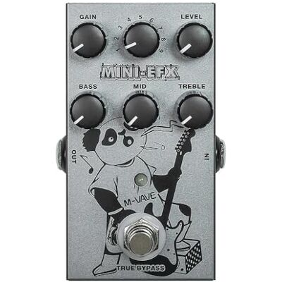M-VAVE Mini-Efx Effektpedal med 4 overdrive effekter, 4 distorsionseffekter, boost M-VAVE Mini-Efx Effektpedal med 4 overdrive effekter, 4 distorsionseffekter, boost