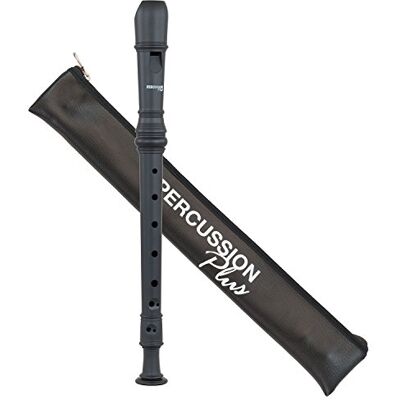 Percussion Plus PP1618 färgglad sopran Descant Recorder svart Percussion Plus PP1618 färgglad sopran Descant Recorder svart