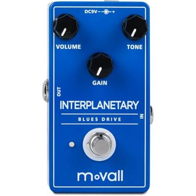 Movall MP-100 – Interplanetary Blues Drive, Low-gain Overdrive gitarrpedal Movall MP-100 – Interplanetary Blues Drive, Low-gain Overdrive gitarrpedal