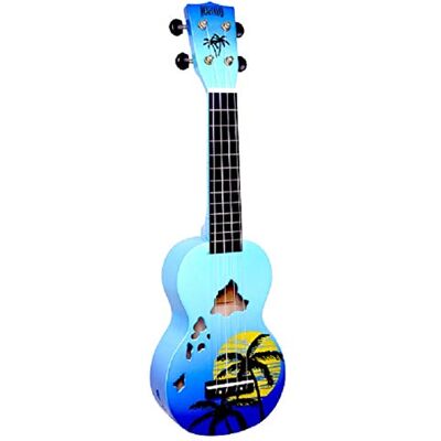 Mahalo ukuleles Designer Series ukulele, högerhänt, blå burst, sopran (MD1HA bubbla) Mahalo ukuleles Designer Series ukulele, högerhänt, blå burst, sopran (MD1HA bubbla)