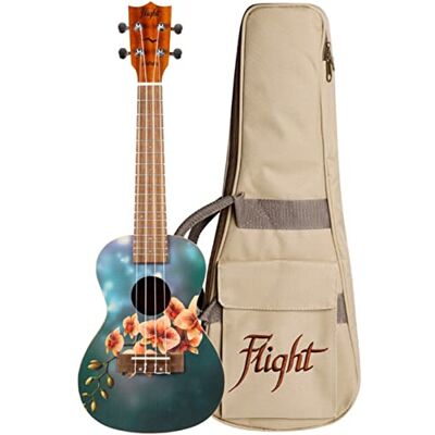 Flight AUC33 konsert ukulele – orkidé Flight AUC33 konsert ukulele – orkidé