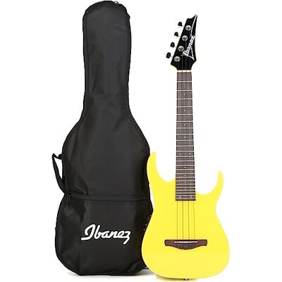 Ibanez RG Ukulele, tenor, elektroakustisk, sol gul högglans Ibanez RG Ukulele, tenor, elektroakustisk, sol gul högglans