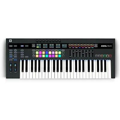 Novation 49SL MkIII 49-tangenter MIDI-kontrolltangentbord och sekvenserare med DAW-integration Novation 49SL MkIII 49-tangenter MIDI-kontrolltangentbord och sekvenserare med DAW-integration