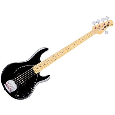 Sterling by Music Man STINGRAY5 I SVART, 5 STRINGRAY5 STERLING Sterling by Music Man STINGRAY5 I SVART, 5 STRINGRAY5 STERLING