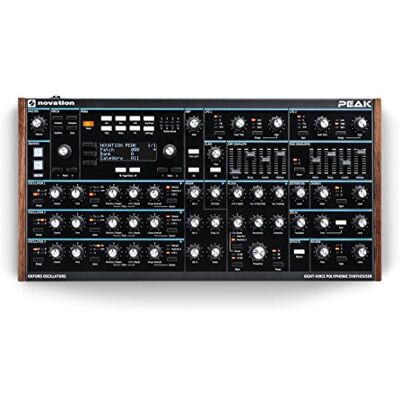 Novation Peak 8-stämd polyfonisk skrivbordssyntesizer synthecizer Novation Peak 8-stämd polyfonisk skrivbordssyntesizer synthecizer