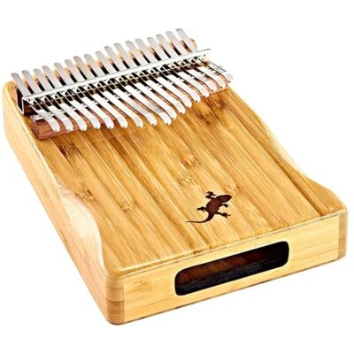 Ortega Guitars Ortega Kalimba Tumpiano C-dur akustisk – Lizard Series – 17 nycklar – meditation, loFi – inklusive deluxe fodral, tygväska, stämhammare, polerduk (OKB2), bambu Ortega Guitars Ortega Kalimba Tumpiano C-dur akustisk – Lizard Series – 17 nycklar – meditation, loFi – inklusive deluxe fodral, tygväska, stämhammare, polerduk (OKB2), bambu