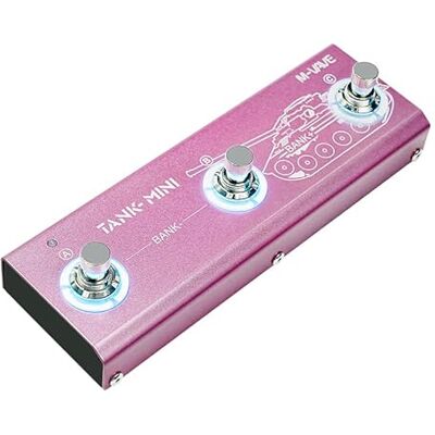 M-VAVE Tank Mini Gitarr multieffekter, 21 förinställningar, USB, BT M-VAVE Tank Mini Gitarr multieffekter, 21 förinställningar, USB, BT