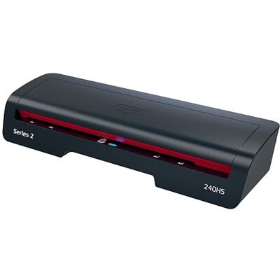 GBC 240HS Home Office A3 Lamineringsmaskin – HighSpeed, snabb uppvärmning på 2 min, 75–125 mikron, anti-jam, auto standby, inkl. 5x A4 lamineringsfickor, svart/röd, 4410069EU GBC 240HS Home Office A3 Lamineringsmaskin – HighSpeed, snabb uppvärmning på 2 min, 75–125 mikron, anti-jam, auto standby, inkl. 5x A4 lamineringsfickor, svart/röd, 4410069EU