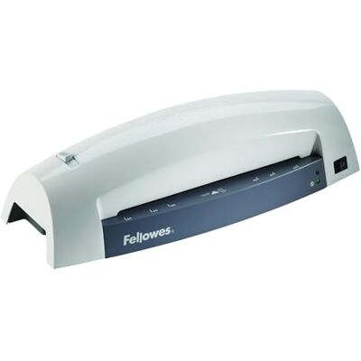 Fellowes A4-laminator Lunar för nybörjare, laminerade 80 till 125 mikron lamineringsfilmer upp till A4-format, för hemmet Fellowes A4-laminator Lunar för nybörjare, laminerade 80 till 125 mikron lamineringsfilmer upp till A4-format, för hemmet