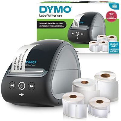 Dymo LabelWriter 550 2147591 Etikettskrivare, Svart, Grå, En Storlek Dymo LabelWriter 550 2147591 Etikettskrivare, Svart, Grå, En Storlek
