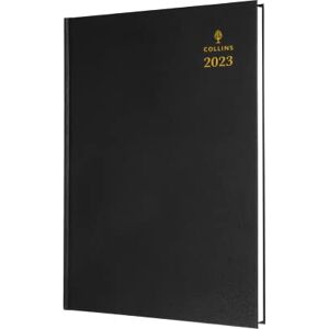 Collins Desk Quarto Week to View (med avtalade tider) 2023 dagbok svart (A36.99-23) Komplett affärsplanerare, agenda och journalarrangör Collins Desk Quarto Week to View (med avtalade tider) 2023 dagbok svart (A36.99-23) Komplett affärsplanerare, agenda och journalarrangör
