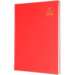 Collins Desk Quarto Week to View (med avtalade tider) 2023 dagbok Röd (A36.15-23) Komplett affärsplanerare, agenda och journalarrangör Collins Desk Quarto Week to View (med avtalade tider) 2023 dagbok Röd (A36.15-23) Komplett affärsplanerare, agenda och journalarrangör