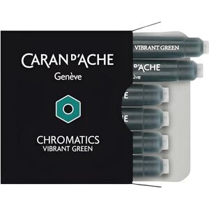 Caran D'Ache Livfull Grön Bläckpatroner - Patroner för Fyllpenne Caran D'Ache Livfull Grön Bläckpatroner - Patroner för Fyllpenne