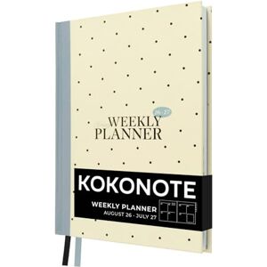 Kokonote A5 Academic Diary 2026-2027 Week to View Cloud Dots Back to School Planner 2026-2027, Mid Year Diary 2026 2027, A5 Weekly Planner Aesthetic Stationery Gifts Kokonote A5 Academic Diary 2026-2027 Week to View Cloud Dots Back to School Planner 2026-2027, Mid Year Diary 2026 2027, A5 Weekly Planner Aesthetic Stationery Gifts