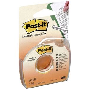 Post-it Postit Cover Up & Labelling Tape 1 rulle enkel linje 4,21 mm x 17,7 m