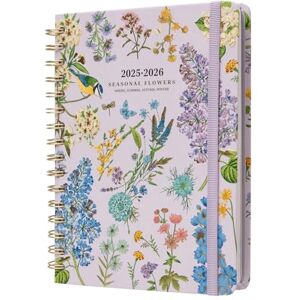 Kokonote A5 Academic Diary 2025-2026 Week To View Seasonal Flowers Academic Planner 2025-2026 With Stickers, Student Essentials For University, Back To School Supplies Kokonote A5 Academic Diary 2025-2026 Week To View Seasonal Flowers Academic Planner 2025-2026 With Stickers, Student Essentials For University, Back To School Supplies