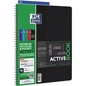 Oxford Kolonotatnik A4 w kratke 80 kartek Activebook mix