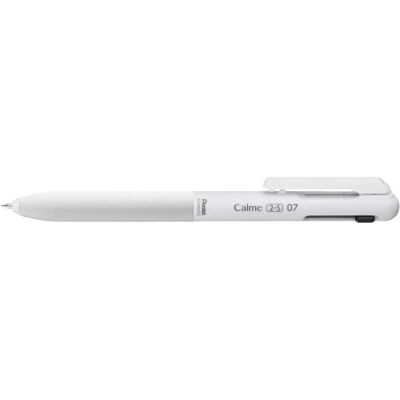 Pentel BXAW375W Calme multifunktionspenna, 2 0,7 mm kulspetspenna påfyllningar (svart/röd) och 1 0,7 mm mekanisk blyertspenna, avsevärt reducerat klickljud, greppzon i läderutseende, påfyllningsbar, 1 bit Pentel BXAW375W Calme multifunktionspenna, 2 0,7 mm kulspetspenna påfyllningar (svart/röd) och 1 0,7 mm mekanisk blyertspenna, avsevärt reducerat klickljud, greppzon i läderutseende, påfyllningsbar, 1 bit