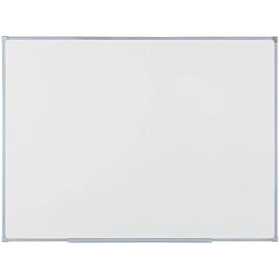 BoardsPlus Economy Magnetisk whiteboard, 104,3 x 73 cm, Torrlackerad stålyta, Tech Alloy Ram Grå BoardsPlus Economy Magnetisk whiteboard, 104,3 x 73 cm, Torrlackerad stålyta, Tech Alloy Ram Grå