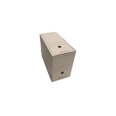 IDMENAGE arkivlåda – tillverkad av vit och röd kartong – storlek 335 x 167 x 245 mm – säljs i 12-pack IDMENAGE arkivlåda – tillverkad av vit och röd kartong – storlek 335 x 167 x 245 mm – säljs i 12-pack