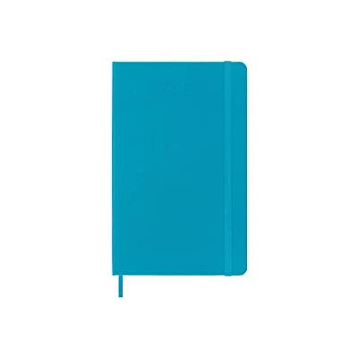 Moleskine – veckoplanerare 18 månader 2022–2023, veckoplanerare med hårt skydd och elastisk stängning, storlek stor, 13 x 21 cm, färg: blå Moleskine – veckoplanerare 18 månader 2022–2023, veckoplanerare med hårt skydd och elastisk stängning, storlek stor, 13 x 21 cm, färg: blå
