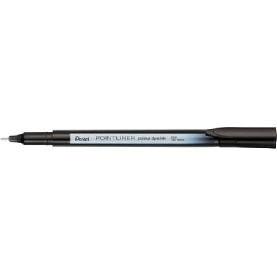 Pentel Pointliner colour S40 fineliner – dye ink, 0,4 mm, svart (12 stycken) Pentel Pointliner colour S40 fineliner – dye ink, 0,4 mm, svart (12 stycken)