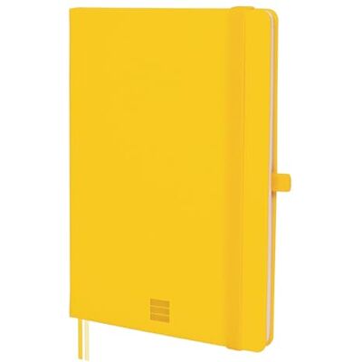 Finocam – Nexo Notebook Hard Cover Plain Yellow A5 Notebook with Micro-Perforated Pages Pocket and Pen Holder 72 Pages, Ideal for Writing and Drawing Finocam – Nexo Notebook Hard Cover Plain Yellow A5 Notebook with Micro-Perforated Pages Pocket and Pen Holder 72 Pages, Ideal for Writing and Drawing