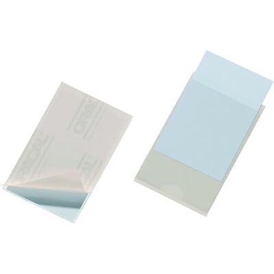 Durable 837919 Ficka POCKETFIX 90X57mm STORPACK, transparent, 100 stycken Durable 837919 Ficka POCKETFIX 90X57mm STORPACK, transparent, 100 stycken