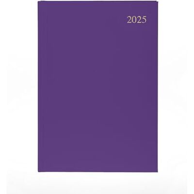 Collins Essential 2025 Affärsdagbok A4 veckoplanerare med inbunden läderomslag lila ESSA43.55-25 Collins Essential 2025 Affärsdagbok A4 veckoplanerare med inbunden läderomslag lila ESSA43.55-25