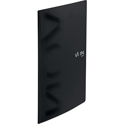 Leitz Von 10-pack A4 A4, PP-plast, för 100 ark, lätt softcover-mapp, med modernt VON-tryck, för skola och hem, svart, 46790095 Leitz Von 10-pack A4 A4, PP-plast, för 100 ark, lätt softcover-mapp, med modernt VON-tryck, för skola och hem, svart, 46790095