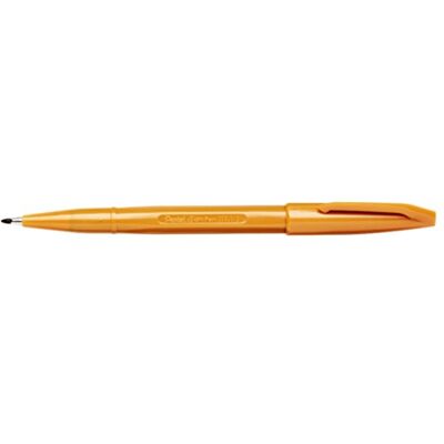 Pentel S520-Y Sign Pen fiberpenna, 0,8 mm linjetjocklek, ockra, 12-pack Pentel S520-Y Sign Pen fiberpenna, 0,8 mm linjetjocklek, ockra, 12-pack
