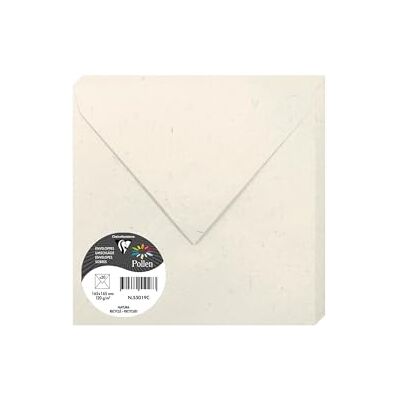 Clairefontaine 55019C Paquet de 20 Enveloppes Auto-Adhésives Format 16,5x16,5cm 120g/m² Papier Natura 100% Recyclé Invitation Evènements et Correspondance Gamme Pollen Papier Premium Clairefontaine 55019C Paquet de 20 Enveloppes Auto-Adhésives Format 16,5x16,5cm 120g/m² Papier Natura 100% Recyclé Invitation Evènements et Correspondance Gamme Pollen Papier Premium