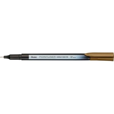 Pentel Pointliner colour S40 fineliner – dye ink, 0,4 mm, brun (12 stycken) Pentel Pointliner colour S40 fineliner – dye ink, 0,4 mm, brun (12 stycken)