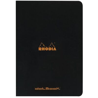 Rhodia 119166Cpack ett paket med 10 st sydda anteckningsböcker A4 prickiga 96 sidor vitt Clairefontaine papper 80 g/m mjukt, slitstarkt och vattentätt kortomslag Rhodia 119166Cpack ett paket med 10 st sydda anteckningsböcker A4 prickiga 96 sidor vitt Clairefontaine papper 80 g/m mjukt, slitstarkt och vattentätt kortomslag