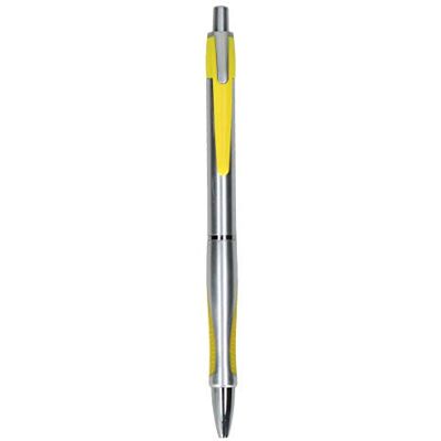 TIPTOP OFFICE PM kulspetspenna 'Bingo' – 0,7 mm – 50 stycken per förpackning – silver/gul TIPTOP OFFICE PM kulspetspenna 'Bingo' – 0,7 mm – 50 stycken per förpackning – silver/gul