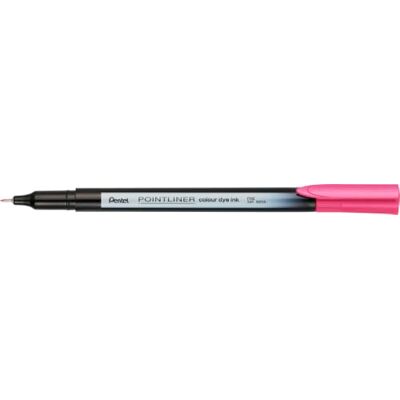 Pentel Pointliner colour S40 fineliner – dye ink, 0,4 mm, rosa (12 stycken) Pentel Pointliner colour S40 fineliner – dye ink, 0,4 mm, rosa (12 stycken)