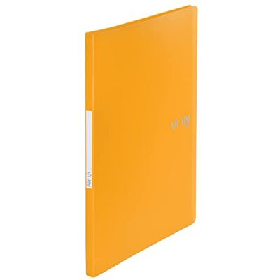 Leitz Von 5-pack A4-sekretessbok, med 30 fack, PP-mapp, presentationsmapp, för 60 ark, flexibel dokumentfack för skola, studier och hushåll, gul, 46690015 Leitz Von 5-pack A4-sekretessbok, med 30 fack, PP-mapp, presentationsmapp, för 60 ark, flexibel dokumentfack för skola, studier och hushåll, gul, 46690015