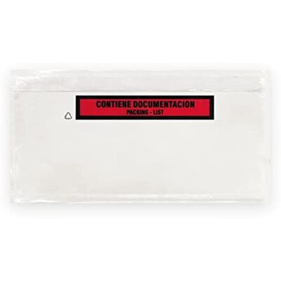 RAYLU PAPER ® Kuvert Självhäftande dokumenthållare för Packing List Leverantörer. Transparent Factoranväskor med stark självförslutning. 1000 st Pack (DL) RAYLU PAPER ® Kuvert Självhäftande dokumenthållare för Packing List Leverantörer. Transparent Factoranväskor med stark självförslutning. 1000 st Pack (DL)