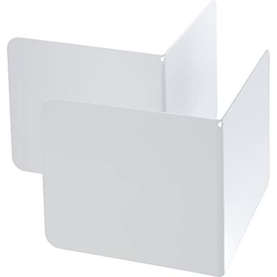 ALCO 4302-10 Bokstöd, Vit, 15 x 14 x 14 cm x 2 stycken ALCO 4302-10 Bokstöd, Vit, 15 x 14 x 14 cm x 2 stycken