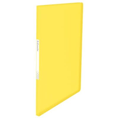 Esselte 623995 VIVIDA diktbok (A4, PP, flexibel omslag, 20 fodral) gul Esselte 623995 VIVIDA diktbok (A4, PP, flexibel omslag, 20 fodral) gul