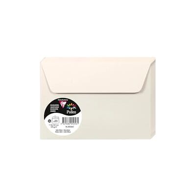Clairefontaine 5056C förpackning med 20 självhäftande kuvert C6-format 11,4 x 16,2 cm 120 g/m² pärlgrå färger inbjudan evenemang och korrespondens pollenintervall premium slätt papper Clairefontaine 5056C förpackning med 20 självhäftande kuvert C6-format 11,4 x 16,2 cm 120 g/m² pärlgrå färger inbjudan evenemang och korrespondens pollenintervall premium slätt papper