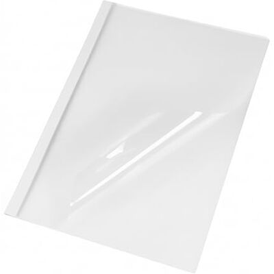 Pavo termobindningsmappa A4, ryggbredd 1,5 mm, 100-pack, 1-10 ark, vit/transparent Pavo termobindningsmappa A4, ryggbredd 1,5 mm, 100-pack, 1-10 ark, vit/transparent